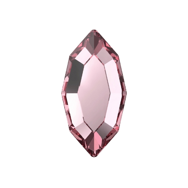 Strass dentaire Swarovski Navette Light Rose (10 pièces)