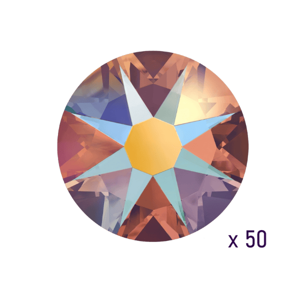 Strass dentaire Swarovski Topaz Shimmer (50 pièces)