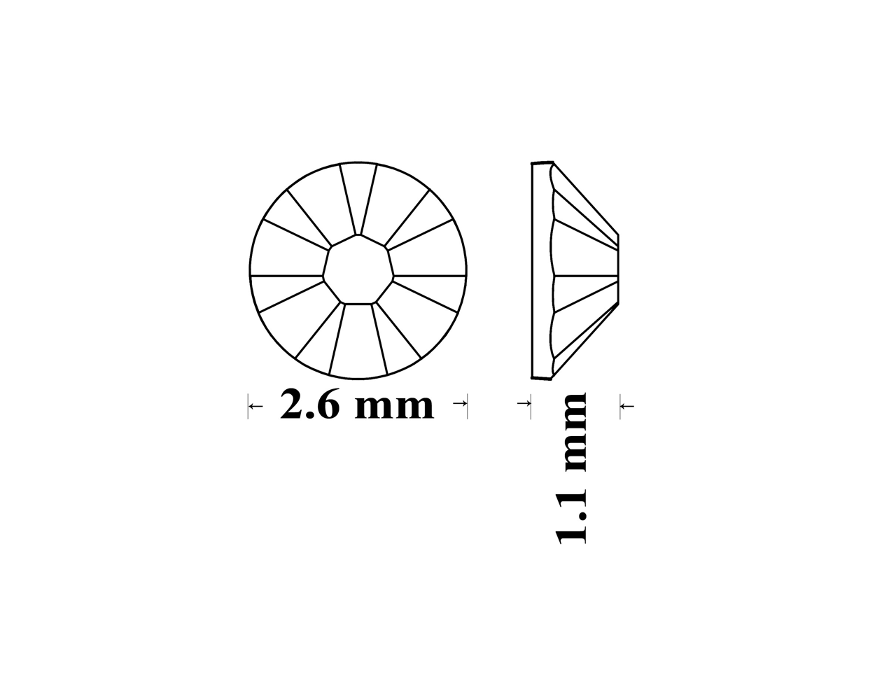 strass dentaire blush rose