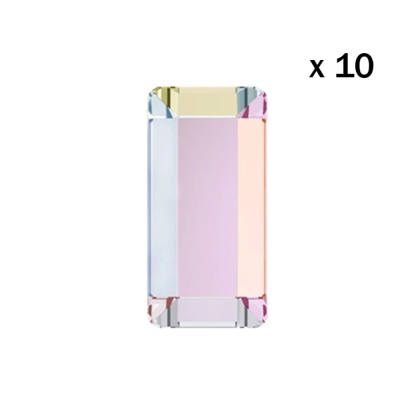 Aurore boreale Baguette crystal tooth gems swarovski
