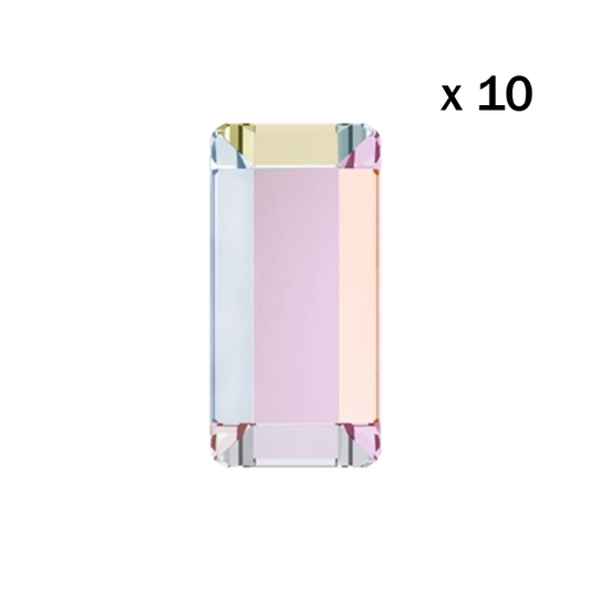 Aurore boreale Baguette crystal tooth gems swarovski