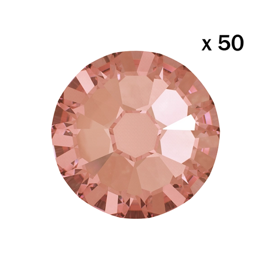 Strass dentaire Swarovski 2058 Blush Rose (50 pièces)