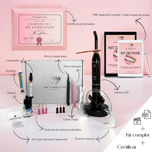 Formation Strass dentaire avec kit complet inclut