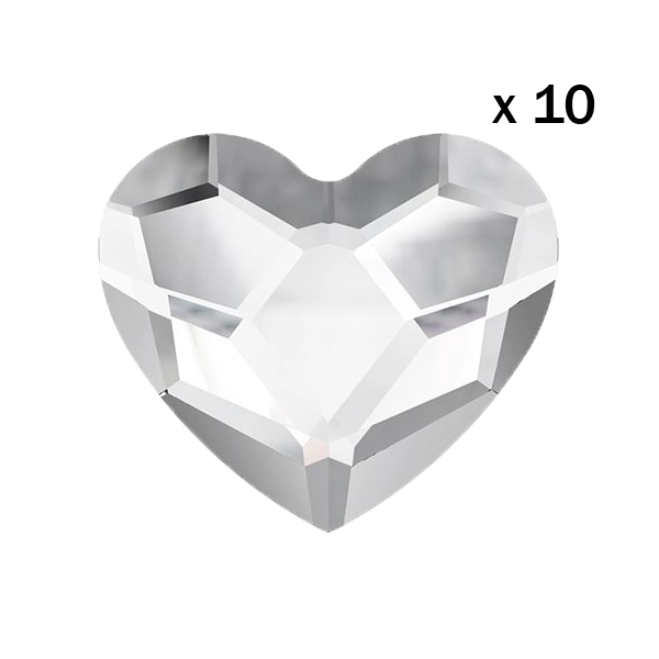 Heart_Crystal coeur strass dentaire tooth gems swarovski forme