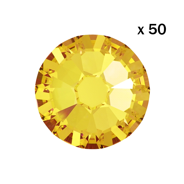Light_Topaz strass dentaire tooth gems jaune couleurs