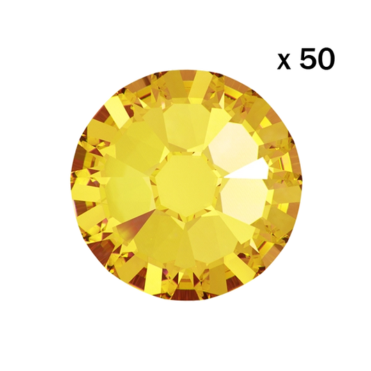 Light_Topaz strass dentaire tooth gems jaune couleurs