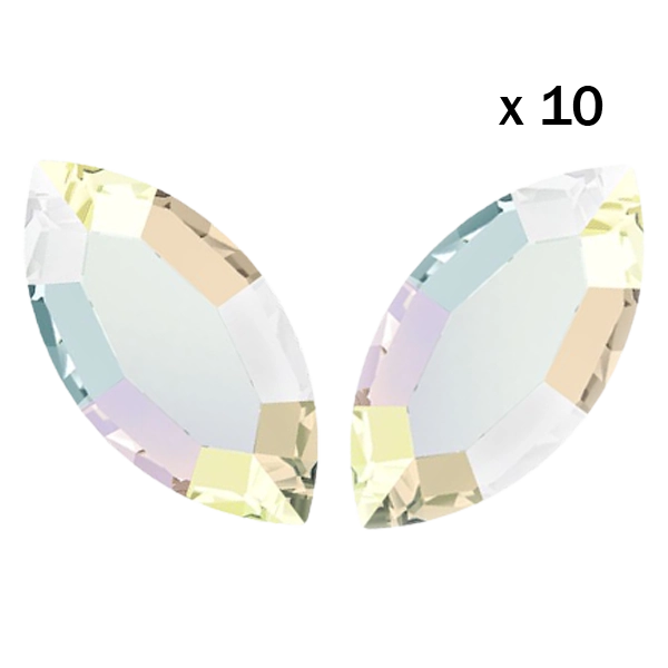 Navettes_AB tooth gems butterfly papillon swarovski