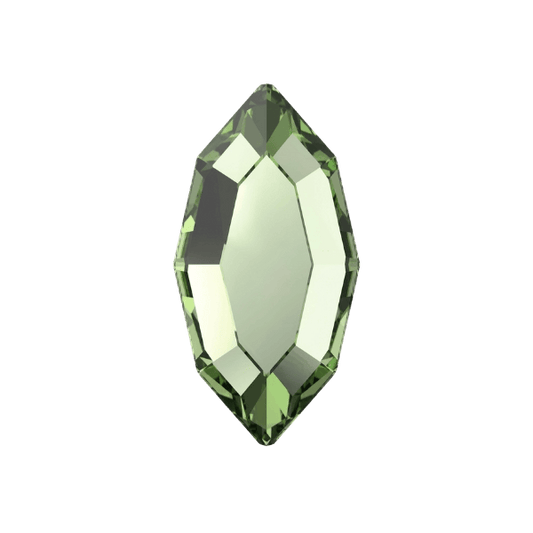 Strass dentaire Swarovski Navette ReCreated™ Peridot (10 pièces)