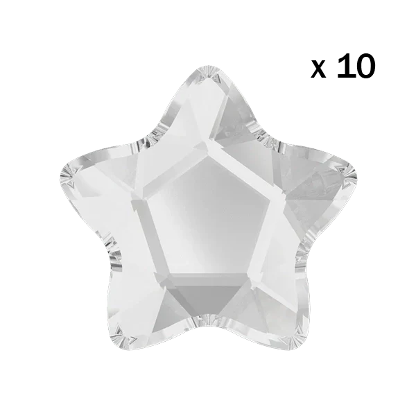 Strass dentaire Swarovski Etoile Cristal (10 pièces) — tooth gem