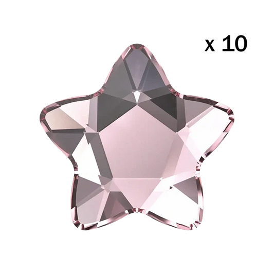 Strass dentaire Swarovski Etoile Light Rose (10 pièces) — tooth gem