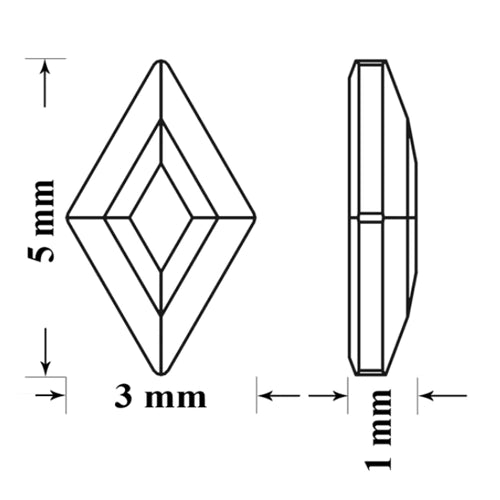 strass dentaire diamand shape crystal swarovski 