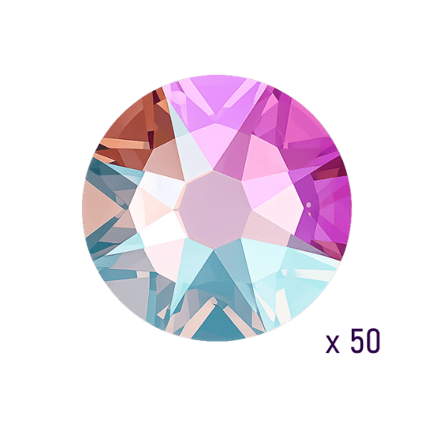 Strass dentaire Swarovski Light Rose Shimmer (50 pièces)