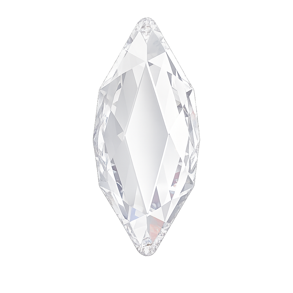 Strass dentaire Swarovski Marquise Cristal (10 pièces) — vue rapprochée — tooth gem
