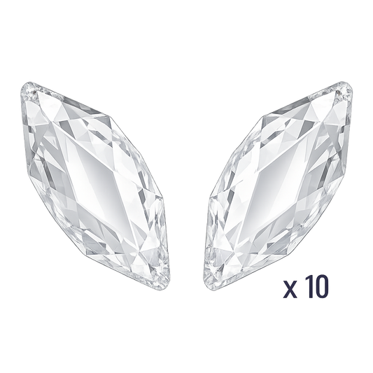 Strass dentaire Swarovski Marquise Cristal (10 pièces) — tooth gem