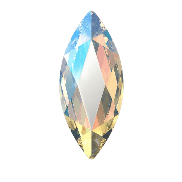 Strass dentaire Swarovski Marquise Crystal Shimmer (10 pièces)