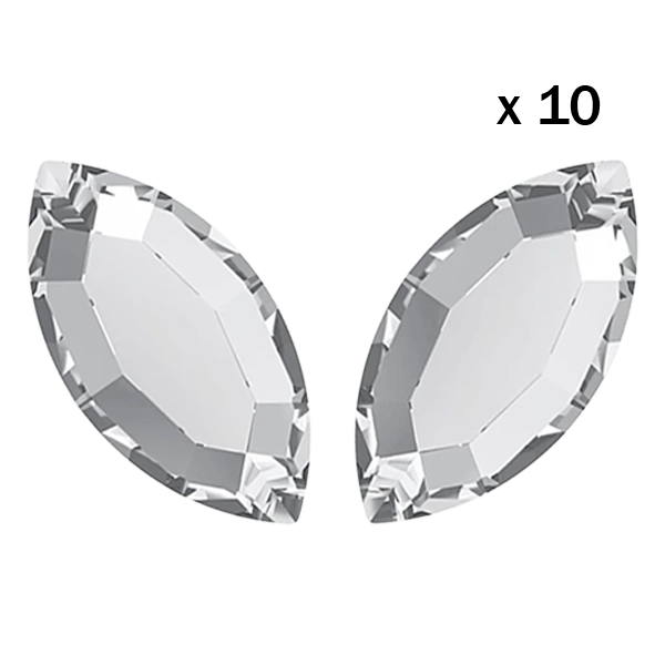 swarovski Navettes_Crystal papillon butterfly strass dentaire tooth gems