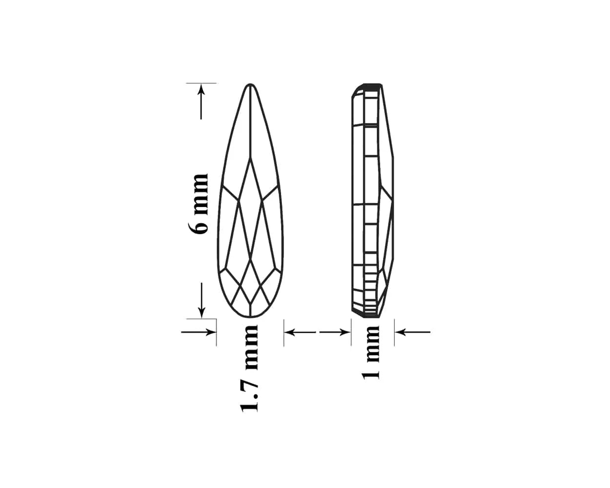 tooth gems size strass dentaire taille guide