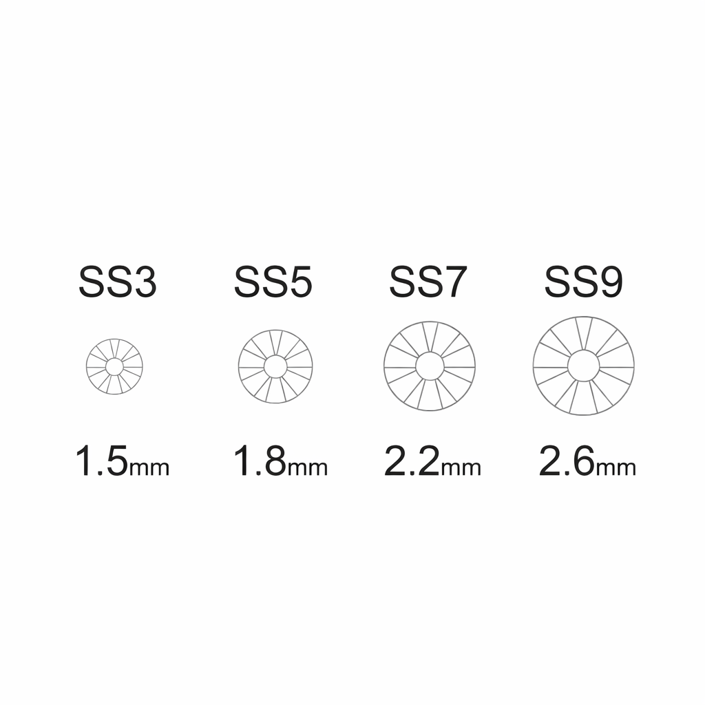 tooth gems strass dentaire swarovski guide taille 