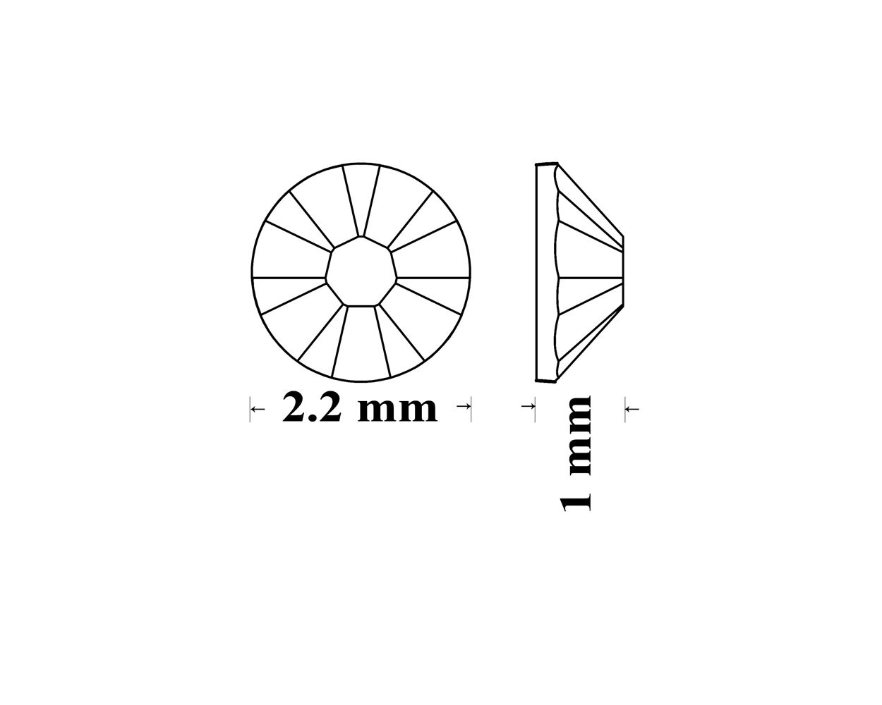 Strass dentaire tanzanite swarovski